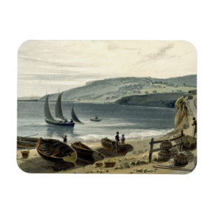 Lyme Regis, aus Charmouth, Dorset, aus "A Voyage" Magnet