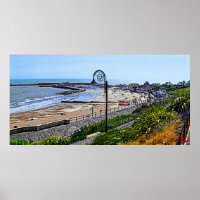 Lyme Regis Beach und Cobb