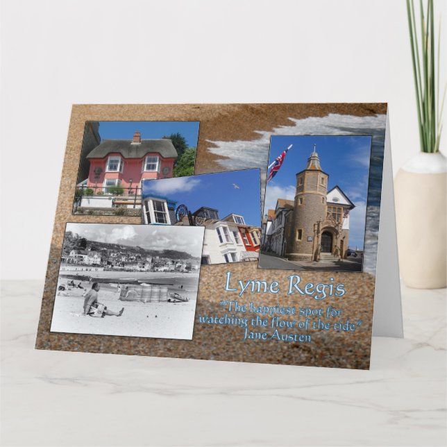 Lyme Regis, eine Grusskarte aus... Karte (Vorderseite)