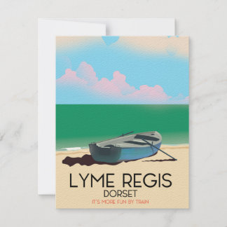 Lyme Regis, Vintage Reiseplakat.