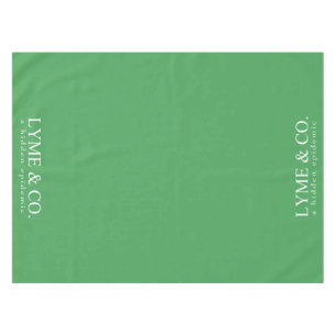 Lyme u. Co.   Lyme-Borreliose-Bewusstsein Tischdecke