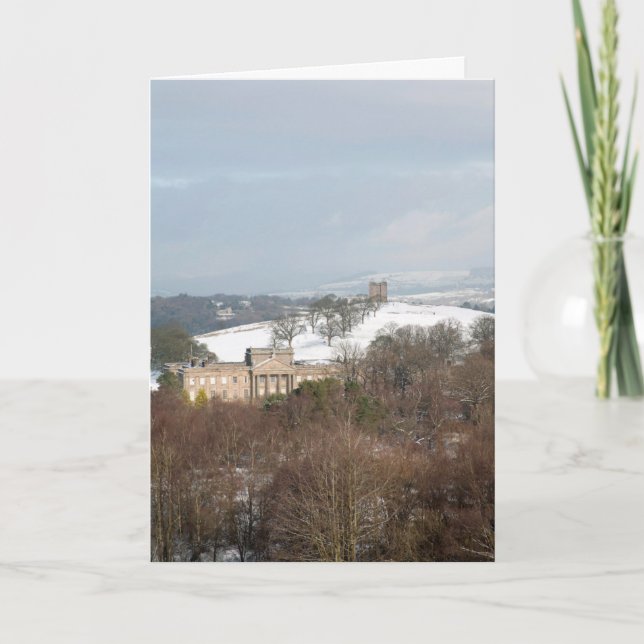 Lyme und der Käfig Winter Karte (Vorderseite)