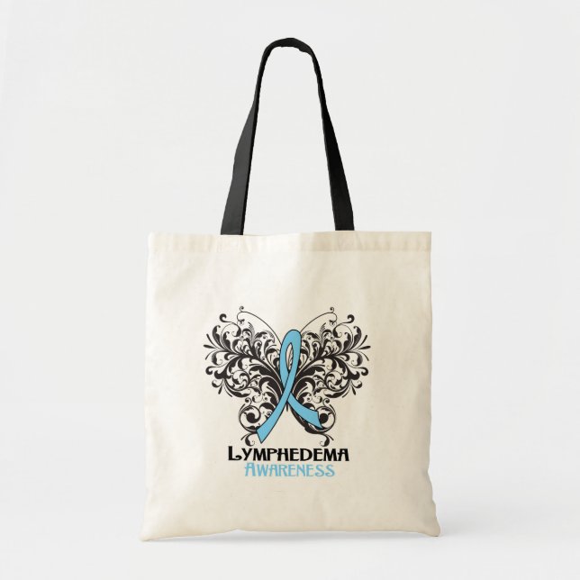 Lymedema Awareness Butterfly Tragetasche (Vorne)