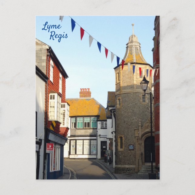 LymeRegis, Dorset, England Postkarte (Vorderseite)