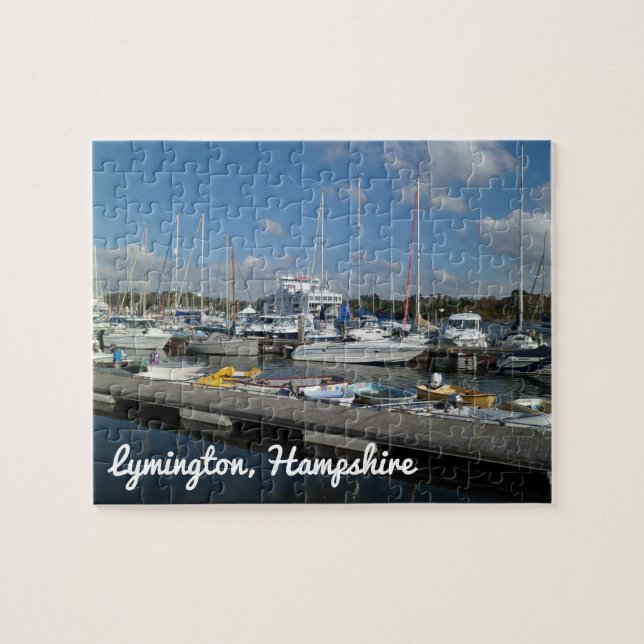 Lymington Hampshire Segelboote in Marina (Horizontal)