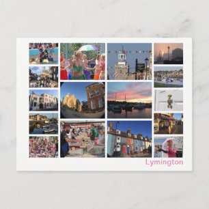 Lymington multiimage postkarte