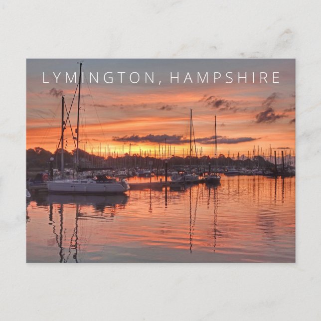 Lymington Postkarte (Vorderseite)