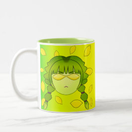 Lymoonas Grün Zweifarbige Tasse