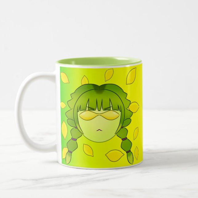 Lymoonas Grün Zweifarbige Tasse (Links)
