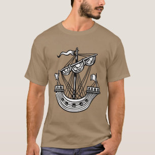 Lymphad (Heraldisches Schiff) - Schwarzer T - Shir T-Shirt