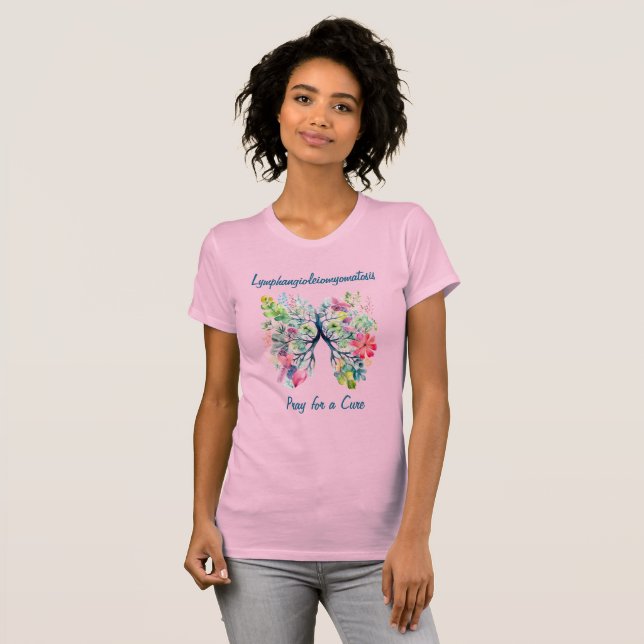 Lymphangioleiomyomatose LAM 2-seitige Frauen T - S T-Shirt (Vorne ganz)