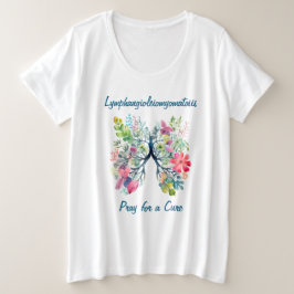 Lymphangioleiomyomatose LAM Plus Size T - Shirt