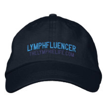 "Lymphfluencer" bestickter Hut
