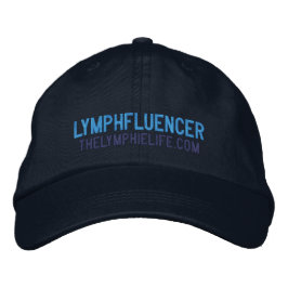 "Lymphfluencer" bestickter Hut