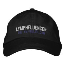 "Lymphfluencer" Casquette brodé (noir)