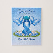 Lymphödem-Bewusstseins-Puzzle