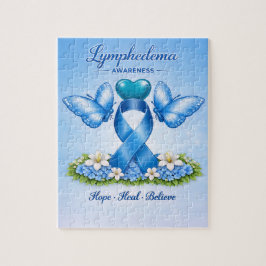 Lymphödem-Bewusstseins-Puzzle