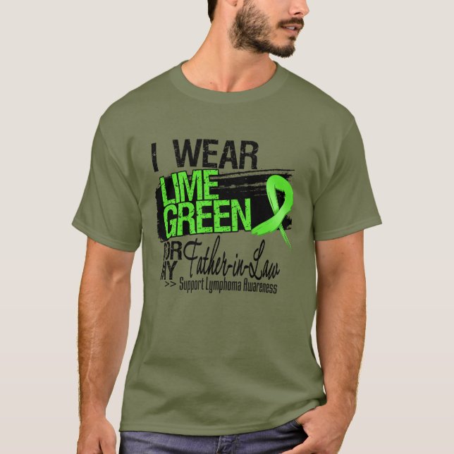 Lymphom-Band für meinen Schwiegervater T-Shirt (Vorderseite)