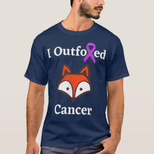 Lymphom Bewusstsein für Lila Krebsüberlebensrate V T-Shirt