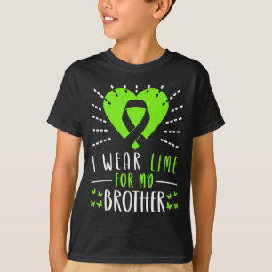 Lymphom-Bewusstsein Ich trage Limette für meinen B T-Shirt