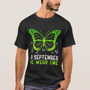 Lymphom-Bewusstsein Im September tragen wir Lime B T-Shirt