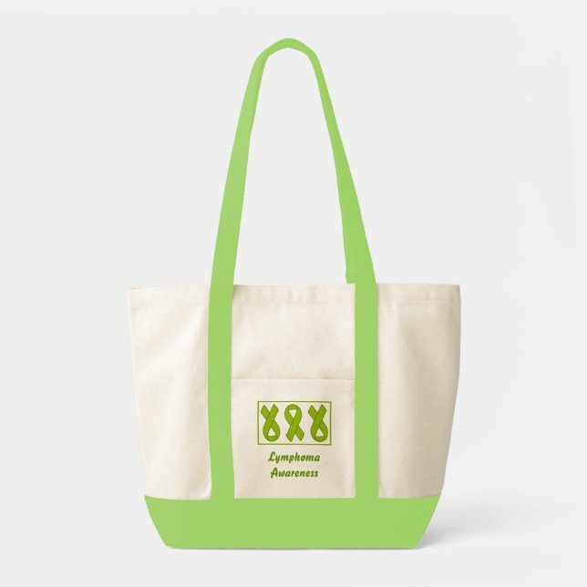 Lymphom-Bewusstseins-Band-Tasche Tragetasche (Vorne)