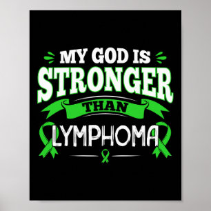 Lymphom-Bewusstseinsgeschenk für Blutkrebspatiente Poster