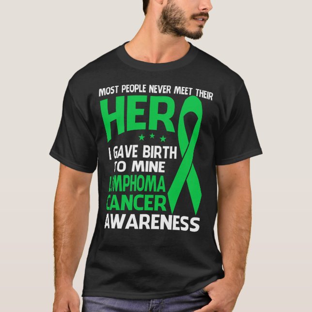 Lymphom Cancer Shirt, Manche Menschen treffen sich T-Shirt (Vorderseite)
