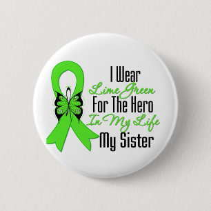 Lymphom-Krebs-Band mein Held meine Schwester Button