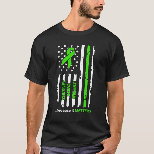 Lymphom-Krebs-Bewusstsein, weil es von Bedeutung T-Shirt (Vorderseite)
