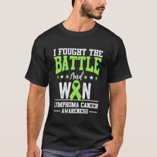 Lymphom Krebs Bewusstseinsüberleben Linke Grüne Ri T-Shirt