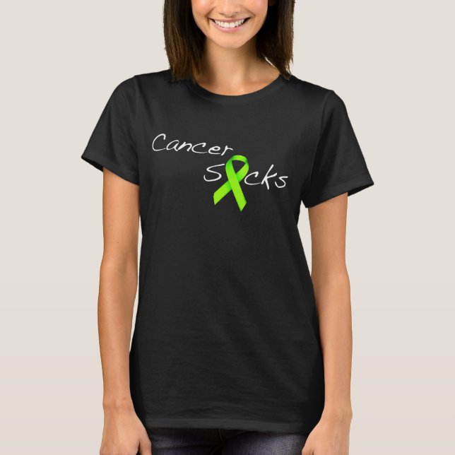 Lymphom-Krebs ist zum Kotzen T-Shirt (Vorderseite)
