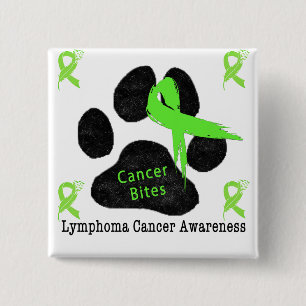 Lymphom-Krebs-Unterstützungshund-Pfotenband-Anstec Button