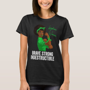 Lymphom-Kriegerin Starke schwarze Frauen Rosie die T-Shirt