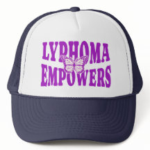 Lymphom stärkt Baseballkappe | Lila Band 
