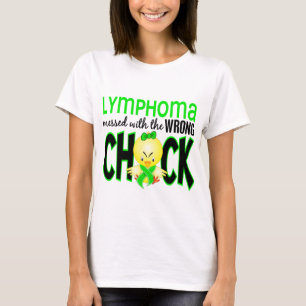 Lymphom verwirrt mit dem falschen Küken T-Shirt
