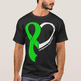 Lymphoma Awareness Hope Liebe Herz Ribbon Happy Va T-Shirt