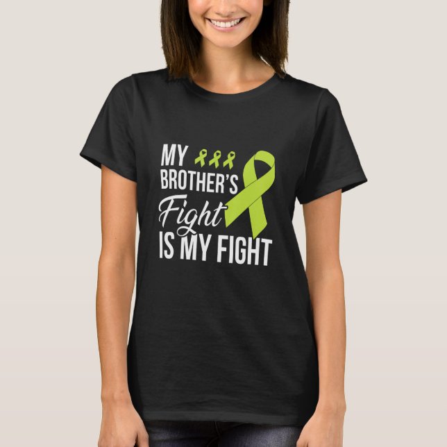 Lymphoma  My Brother's Fight T-Shirt (Vorderseite)