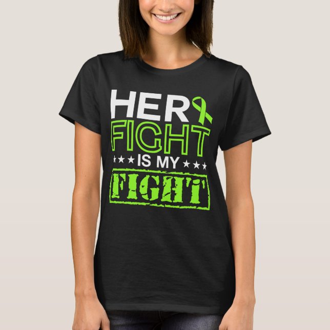 Lymphombewusstsein Ihr Kampf ist meine Unterstützu T-Shirt (Vorderseite)