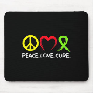 Lymphomen Bewusstsein Frieden Liebe Heilung Mousepad