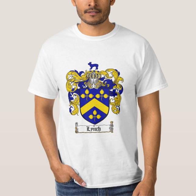 Lynch-Familienwappen - Lynch-Wappen T-Shirt (Vorderseite)