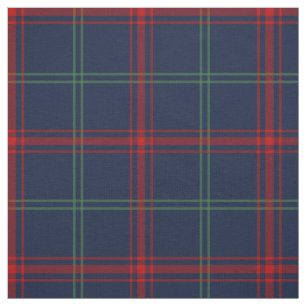 Lynch Tartan Pattern Navy Blue Irish Kariert Stoff