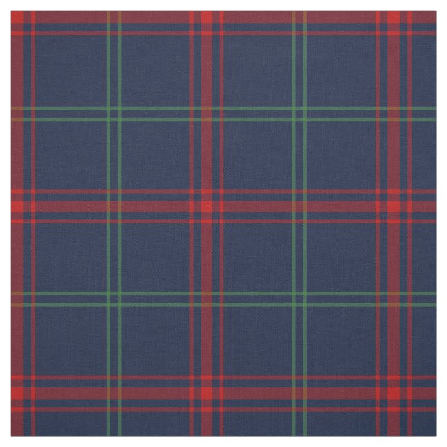 Lynch Tartan Pattern Navy Blue Irish Kariert Stoff (Muster)
