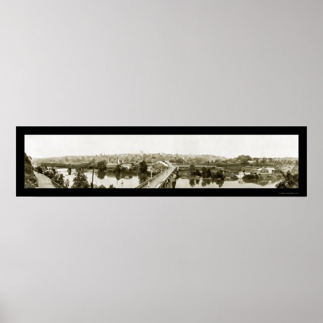 Lynchburg, VA Viadukt Foto 1919 Poster (Vorne)