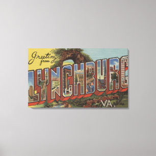 Lynchburg, Virginia - Große Briefszenen Leinwanddruck