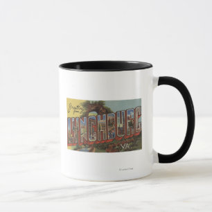 Lynchburg, Virginia - Große Briefszenen Tasse