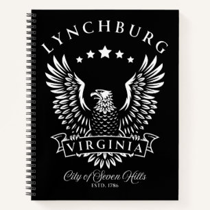 Lynchburg Virginia Vintag Eagle Notizbuch
