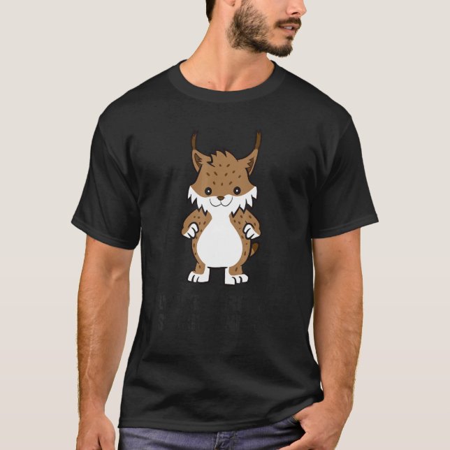 Lynchs sind mein Geist Wild Tier Katze Luchs Katze T-Shirt (Vorderseite)