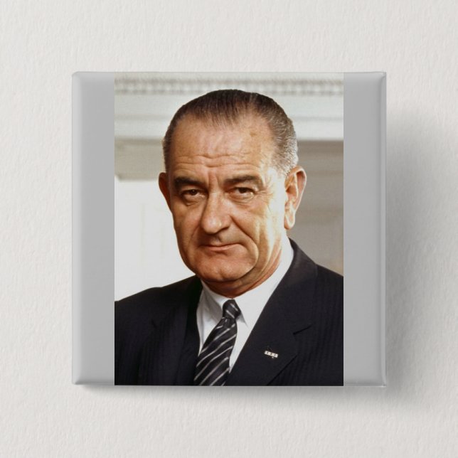 Lyndon B. Johnson 36 Button (Vorderseite)