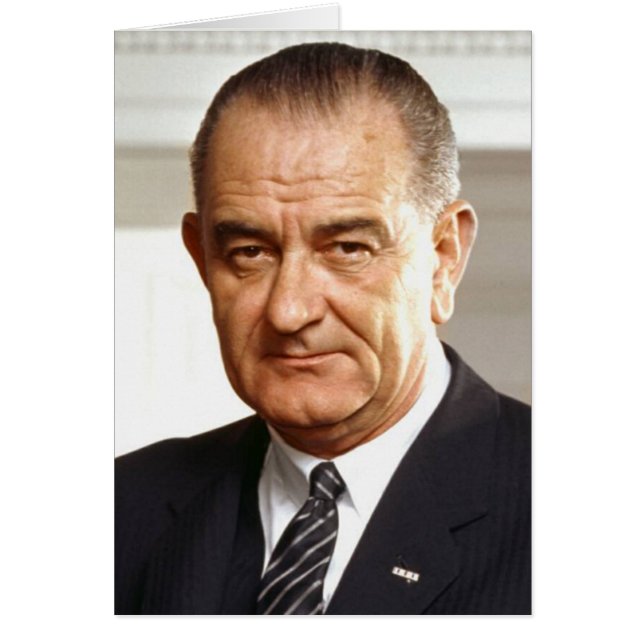 Lyndon B. Johnson 36. Präsident (Vorne)